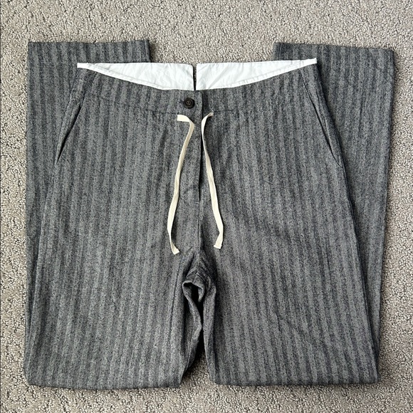 Hannoh Wessel Pants - Hannoh Wessel Herringbone Wool Trousers Cotton Vintage Designer Pants 38 EUC